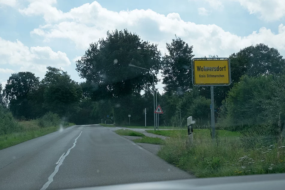 Ortsschild Wolmersdorf